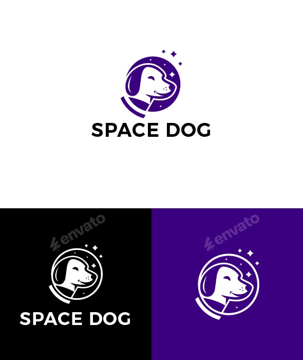 Space Dog – Logo Template